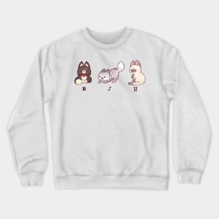 Typeface Cats Crewneck Sweatshirt